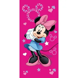 Disney Minnie Mouse Strandtuch 70 x 140 cm pink