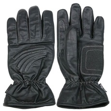 Ototop Motorrad Handschuhe Leder, Schwarz, Größe L