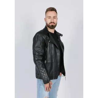 Freaky Nation Lederjacke »Cruiser«, schwarz
