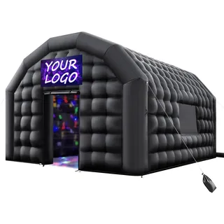 Vevor Partyzelt 6 x 5 x 3,65 m Schwarz