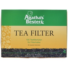 Herbaria Teefilter - TeefilterTüten aus Manila-Hanf 100 Stück, 2er Pack (2x 74 g Packung)