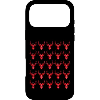 Hülle für iPhone 17 Pro Max Hirsch Chalet Geweih Retro Hirschgeweih Vintage Souvenir