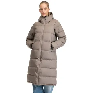 Bergans Damen Urban Down Long Mantel (Größe XL, beige)