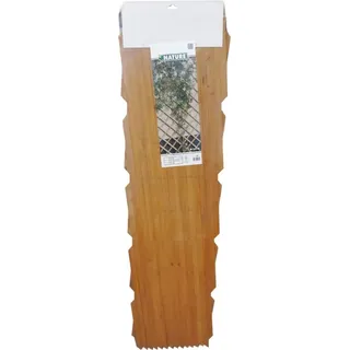 Nature Garten Rankgitter 100x300 cm Holz Braun - Braun