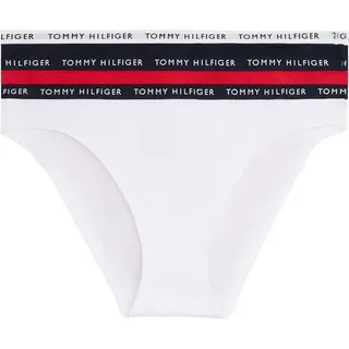 Tommy Hilfiger Damen Slips Unterwäsche, Mehrfarbig (Desert Sky/White/Primary Red), XL