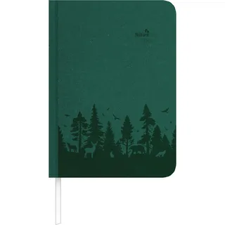 Alpha Edition - Wochen-Minitimer Nature Line Forest 2026 – Taschenkalender A6 (11×15 cm) mit Notizbereich & Monatsübersicht, umweltfreundlicher Terminplaner für Beruf, Schule & Alltag