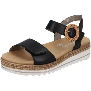 remonte Riemchensandalen Damen Schwarz 38