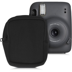 kwmobile Kamera Tasche kompatibel mit Fujifilm Instax Mini 11 - Neopren Kameratasche Sleeve - Schutzhülle Schwarz