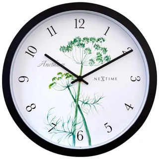 NeXtime wasserdichte Außenuhr 30,5 cm Weiß Anethium
