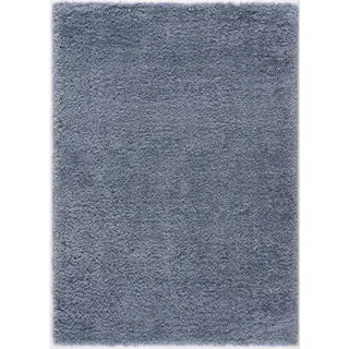 Läufer , Blau , Textil , Uni , rechteckig , 80x200 cm , für Fußbodenheizung geeignet , Teppiche und Böden, Teppiche, Teppichläufer, Läufer