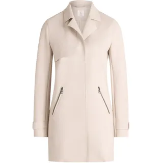 Longblazer BETTY & CO "Longjacke mit Reverskragen", Damen, Gr. 38, grau, Obermaterial: 95% Polyester PES. 5% Elasthan EL., Blazer Longblazer