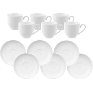 Villeroy & Boch Espressotasse mit Untertasse 0,1 l Weiß 2 St.
