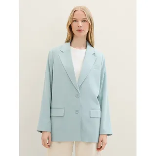 Tom Tailor Damen Oversized Fit Basic Blazer , dusty mint blue, 38