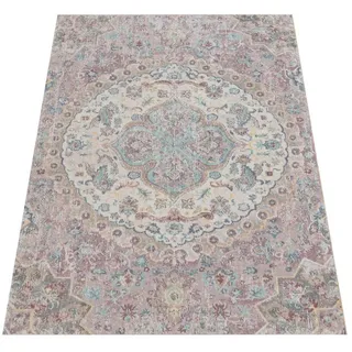 Paco Home Torres 271 Kurzflorteppich 60 x 100 cm Pink