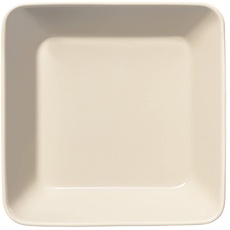 Bild Teema Quadratischer Teller Schale aus Porzellan in der Farbe Beige, Maße: 16,4cm x 16,4cm x 4,4cm, 1061229