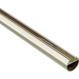 GARDINIA Innenlaufgarnitur Chicago 1-läufig Ø 20 mm 160 cm Edelstahl-Optik