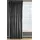 Eurofirany Design91 Samtvorhang Kräuselband Blickdichte Vorhänge Samt Velours 135x300 Samtvorhänge ROSA schwarz