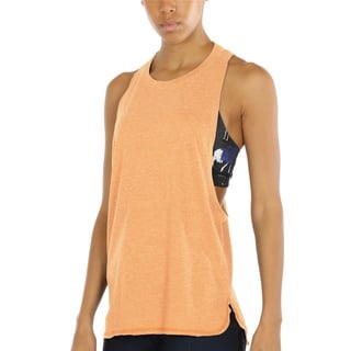 icyzone Sport Tank Top Damen Locker - Yoga Fitness Shirt atmungsaktive Sport Tops (M, Pumpkin)