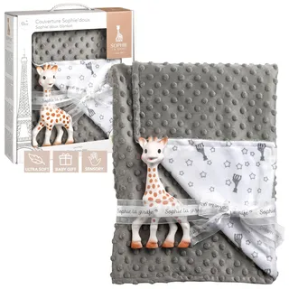 Vulli Sophie la Girafe 850740 Abdeckung, grau | Sinnesförderung | Kälteschutz im Auto und Kinderwagen | maschinenwaschbar bei 30 °C | Geschenkidee für Mädchen und Jungen