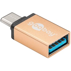 Bild von gold, USB-C 3.1 [Stecker] auf USB-A 3.0 [Buchse] (56622)
