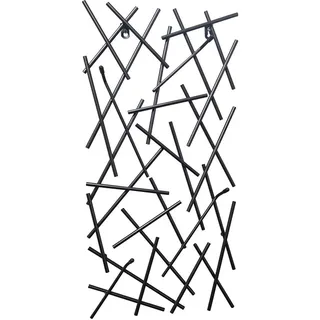 Sconto Garderobenpaneel Mikado Schwarz