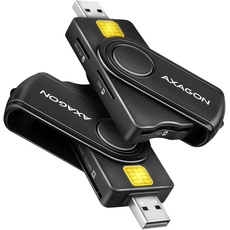 Bild von Smartcard Multi-Slot-Cardreader, USB-A 2.0 [Stecker] (CRE-SMP2A)
