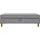 Hocker Lilly Velours 130 x 43 x 69 cm Grau