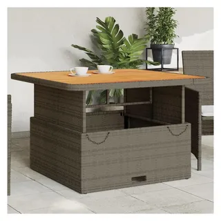 vidaXL Gartentisch 110 x 110 x 71 cm Grau