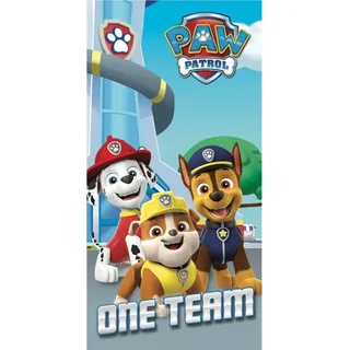 Jerry Fabrics Paw Patrol Badetuch 70 x 140 cm blau
