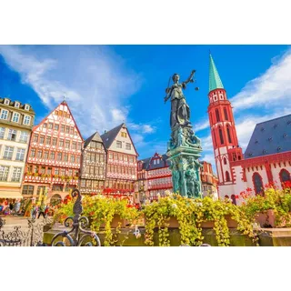 Bluebird Puzzle Frankfurt Deutschland Puzzle 1000 Teile Karton