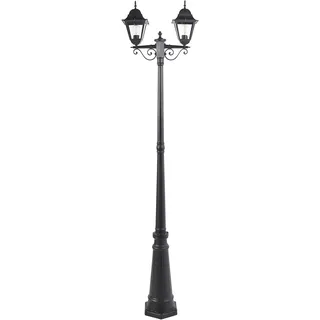 Beliani Außenlaterne SUKRI Schwarz