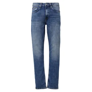 s.Oliver Herren Jeans Mauro Regular Fit Mid Rise Tapered Leg Blau - Blau