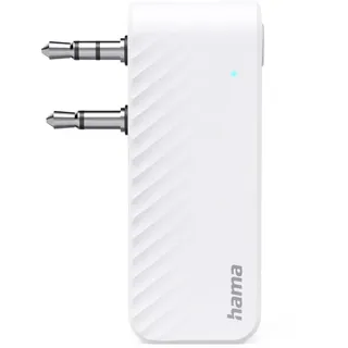Hama Bluetooth®-Audio-Transmitter für Flugzeuge und universal, 10h, m. AUX, Weiß