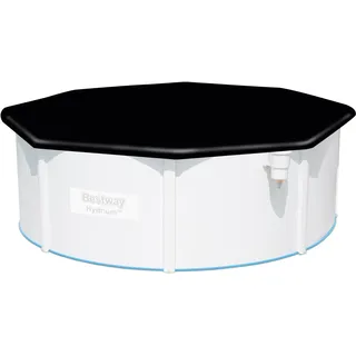 BESTWAY PVC-Abdeckplane schwarz Ø 401 cm