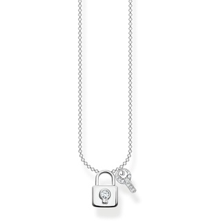 Thomas Sabo Kette Schloss mit Schlüssel 925 Sterlingsilber KE2122-051-14-L45V