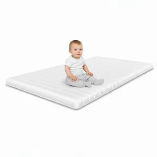 Komfortschaummatratze 60 x 120 | Schlafkomfort für Kinder - Weiß
