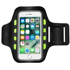 ConnecTech sports armband with LED light for smartphone. Black