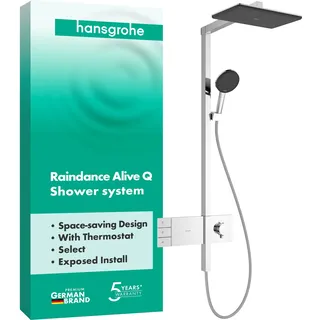 Hansgrohe Raindance Alive Q Duschsystem 210/340 2-jet mit ShowerSelect Comfort Chrom 24590000