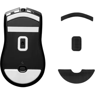 kwmobile Mouse Feet Sticker kompatibel mit Razer Viper 8k HZ Ersatz Glider - Mausfüße passgenau - Maus Glides in Schwarz