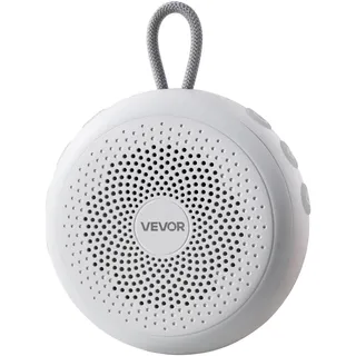 Vevor Einschlafhilfe, White Noise Machine, 20 Musiktitel, 4-in-1-Soundmaschine mit weißem Rauschen, automatischem Abschalttimer, sanftem Ringlicht, Speicherfunktion & Kindersicherung, Rauschgerät