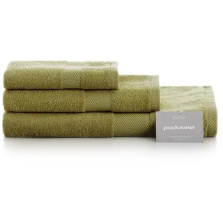 Paduana 3-teiliges Handtuch-Set, Grün