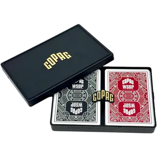 Copag WSOP 2024 Double Deck Black & Red Jumbo Index