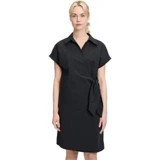 Cartoon Wickelkleid Schwarz 36