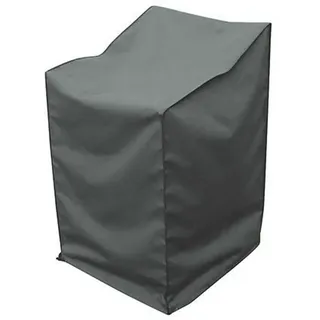 greemotion Abdeckhaube für Stapelstühle - Schutzhülle in Grau - Gartenmöbel-Abdeckung - Wetterschutz-Hülle mit Zugband - Abdeckung Gartenstuhl - Wetterschutzhaube für Outdoor-Möbel