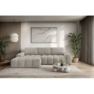 OTTO home »AZITA L-Form, 270 cm - OTTO. Verlässliche Qualität.« wahlweise als Schlafsofa m. Bettkasten, Bubble-Optik,