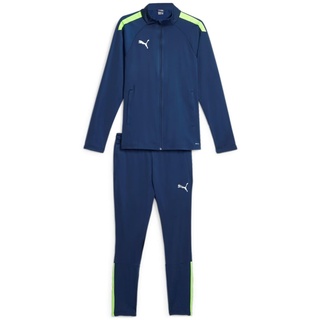 Puma Herren Teamliga Tracksuit Trainingsanzug, Persian Blue-Pro Green, M