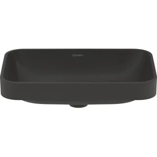 Duravit Happy D.2 Plus Aufsatzbecken, 60x7x40cm Anthrazit matt