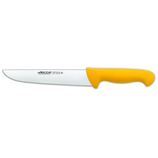 Arcos Serie 2900 - Metzgermesser Steakmesser - Klinge Nitrum Edelstahl 210 mm - HandGriff Polypropylen Farbe Gelb