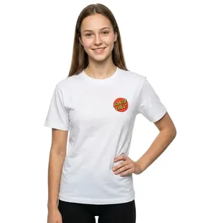 Santa Cruz Classic Dot Kurzarm-t-shirt - White - XS