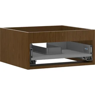 Mexen Box-A Unterschrankschrank-Korpus 50 cm, 1 Schublade, Nussbaum - 91AX0-0500-235-1-86